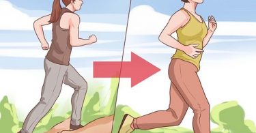 Mujer corriendo para quemar calorías
