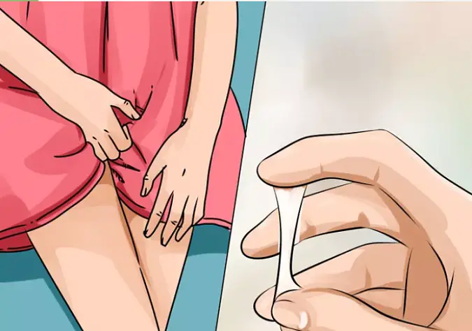 mujer con hongos en la vagina y flujo vaginal anormal