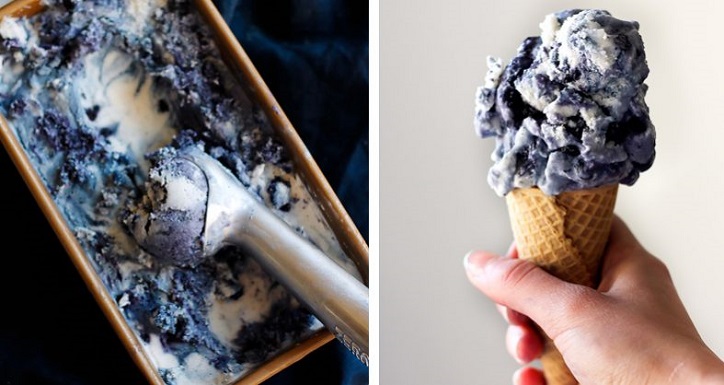 curar la ansiedad con helado de lavanda