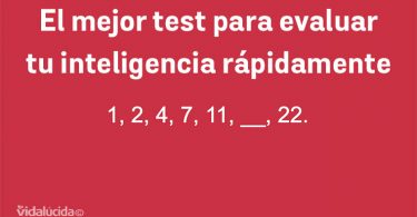 test para evluar la inteligencia de manera rápida