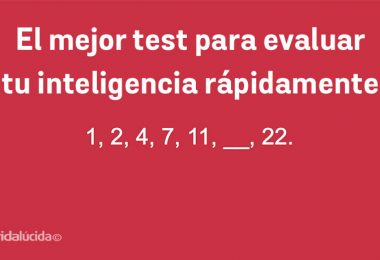 test para evluar la inteligencia de manera rápida