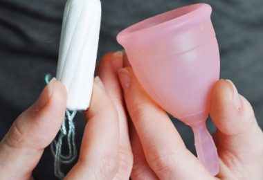 usa copa menstrual en vez de tampones