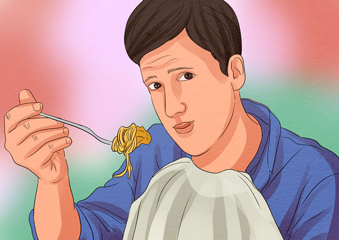 comiendo cenas pesadas