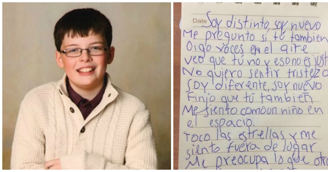 un niño con sindrome de asperger