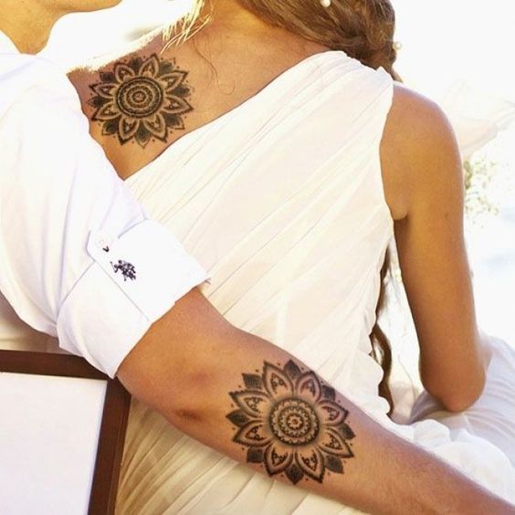 tatuajes para parejas con mandalas