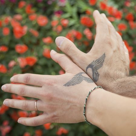 tatuajes para parejas forma de alas