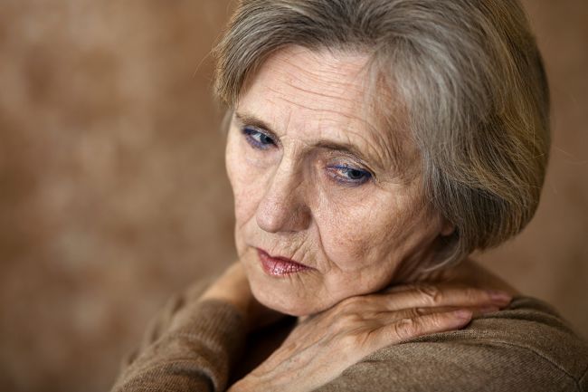 Una mujer con melancolía