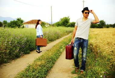 una pareja que se está divorciando