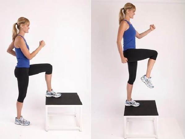 cuerpo curvilíneo con step ups