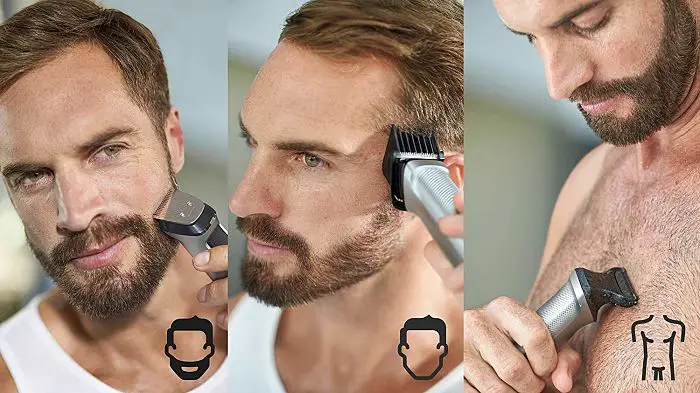 afeitar barba con Afeitadora Philips