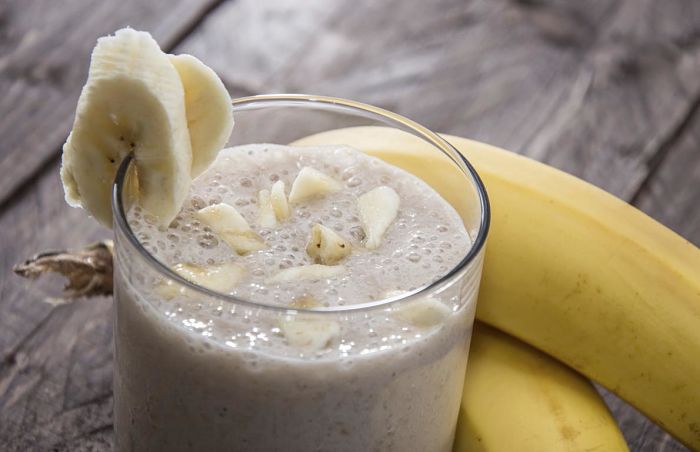 Licuado de plátano para prevenir la depresión