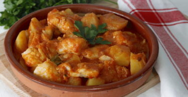 Receta con bacalao