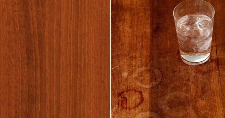 5 formas efectivas de eliminar manchas de agua sobre la madera y mesa