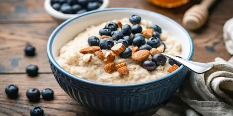 Un delicioso desayuno con avena