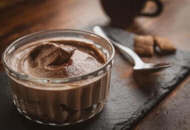 Mousse de chocolate ligh casero y saludable