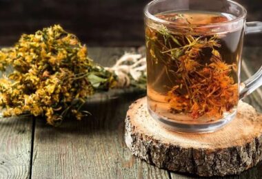 Té de hierba san juan para tratar la depresión