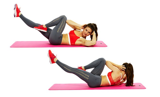 Exercise to eliminate fat from the sides