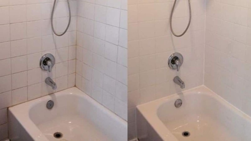 Deja los azulejos del baño de forma impecable