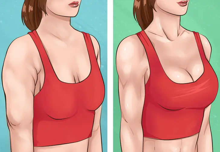 Ejercicios para el pecho y aumentar su volumen
