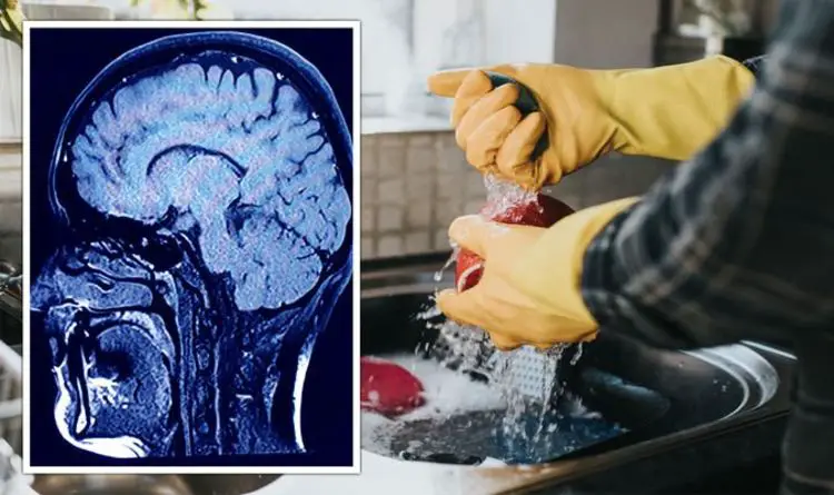 imagen de un cerebro tareas domésticas alzheimer