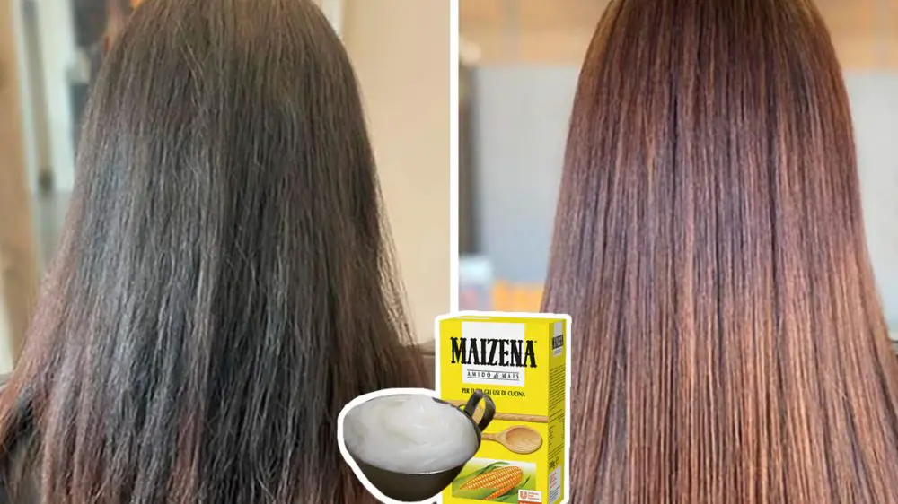 Repara el cabello dañado con maicena