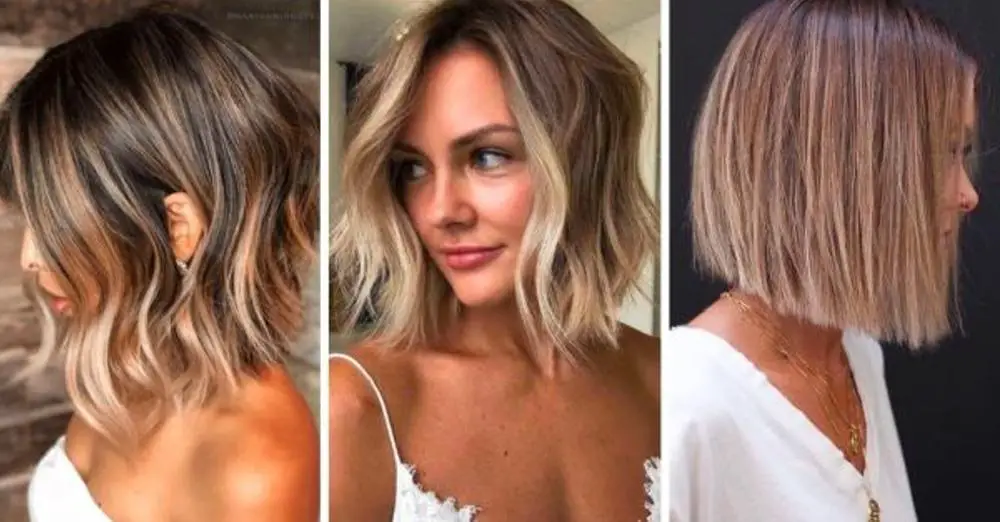 Mechas smoky gold