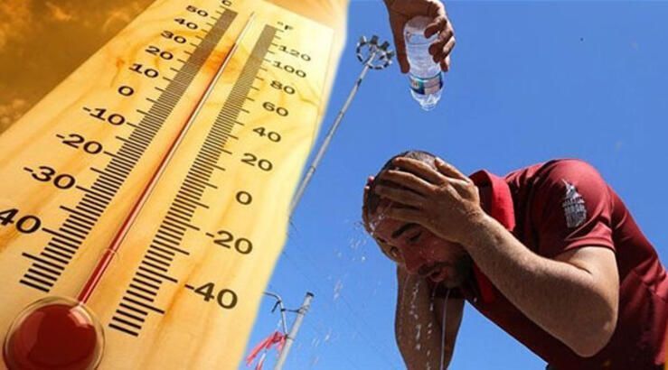 Persona que está sufriendo un intenso calor