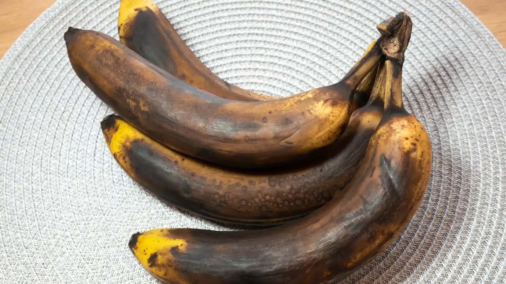 Plátanos muy maduros