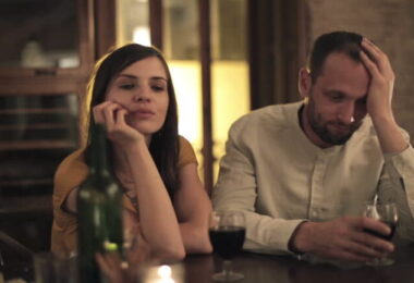 Pareja que está por separarse