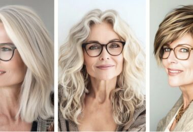 Estos 10 peinados son ideales para mujeres maduras que usan gafas