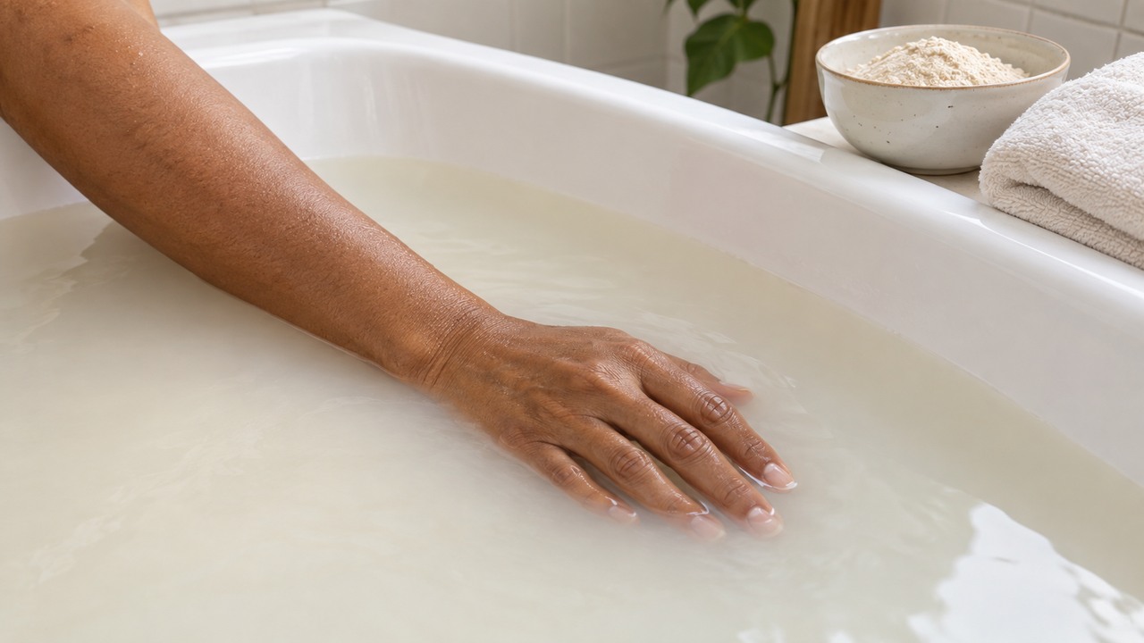 El baño que recomiendan los dermatólogos para calmar la piel seca que no deja de picar