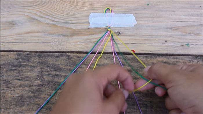 Cómo hacer pulseras con hilo encerado paso a paso 6