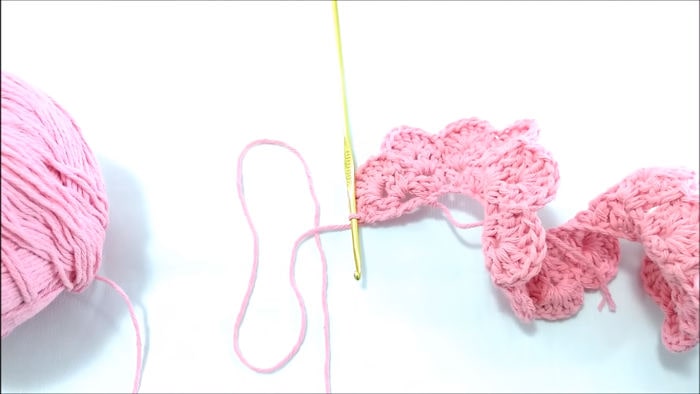 Flor a crochet cómo tejerla paso a paso 12
