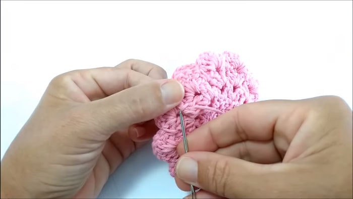 Flor a crochet cómo tejerla paso a paso 15