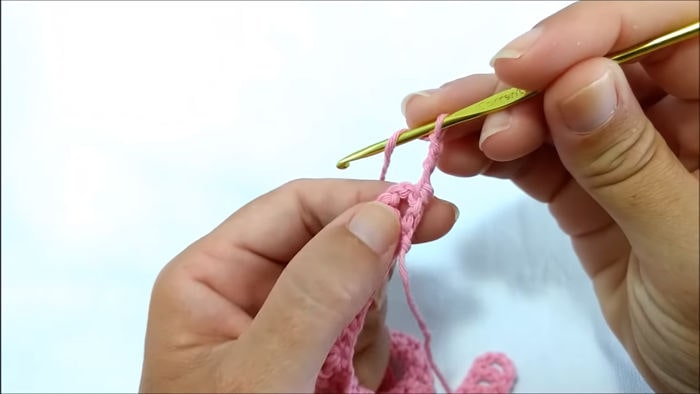 Flor a crochet cómo tejerla paso a paso 9